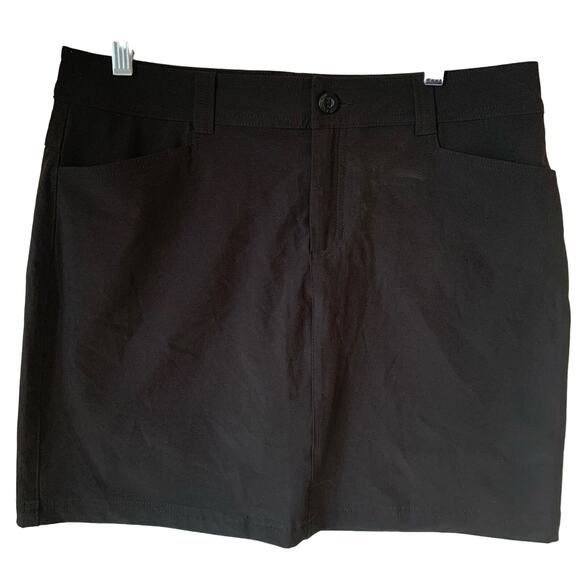 Eddie Bauer skort women's size 8 black - Picture 1 of 11